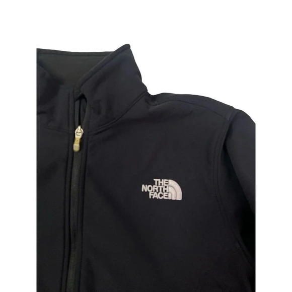 North Face Jacket Womens S Black Apex Softshell Fleece Lined Full Zip Outdoor - Picture 3 of 10